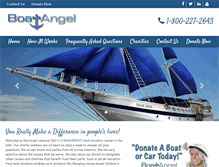 Tablet Screenshot of boatangel.org